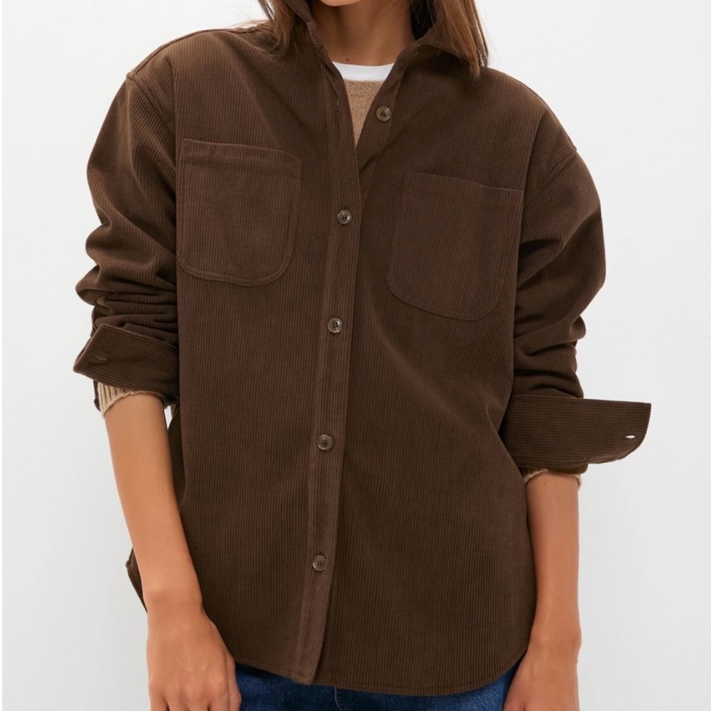 NWT Tuckernuck Brown Corduroy Shacket